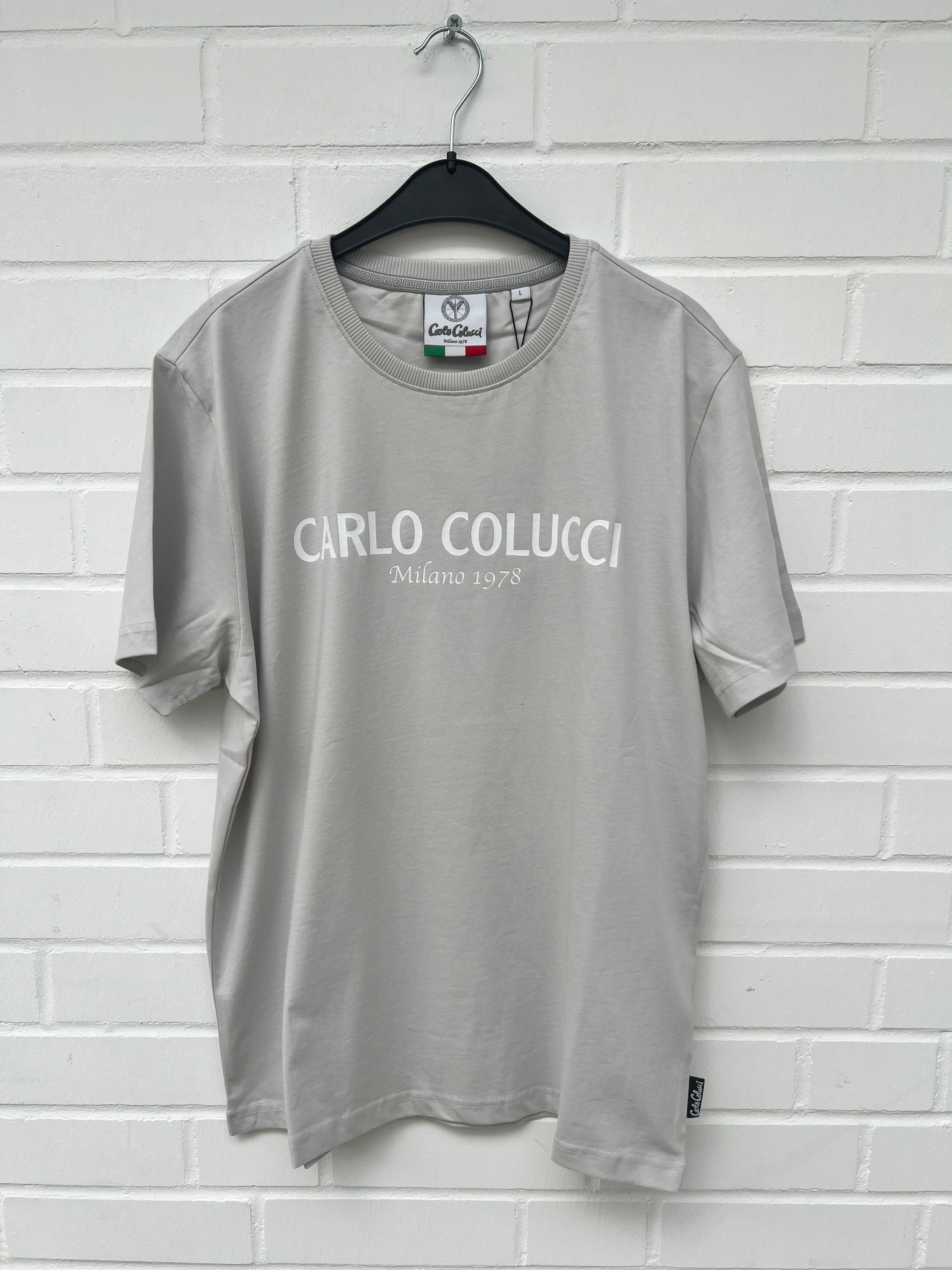 (55) Carlo Colucci Tshirt grau