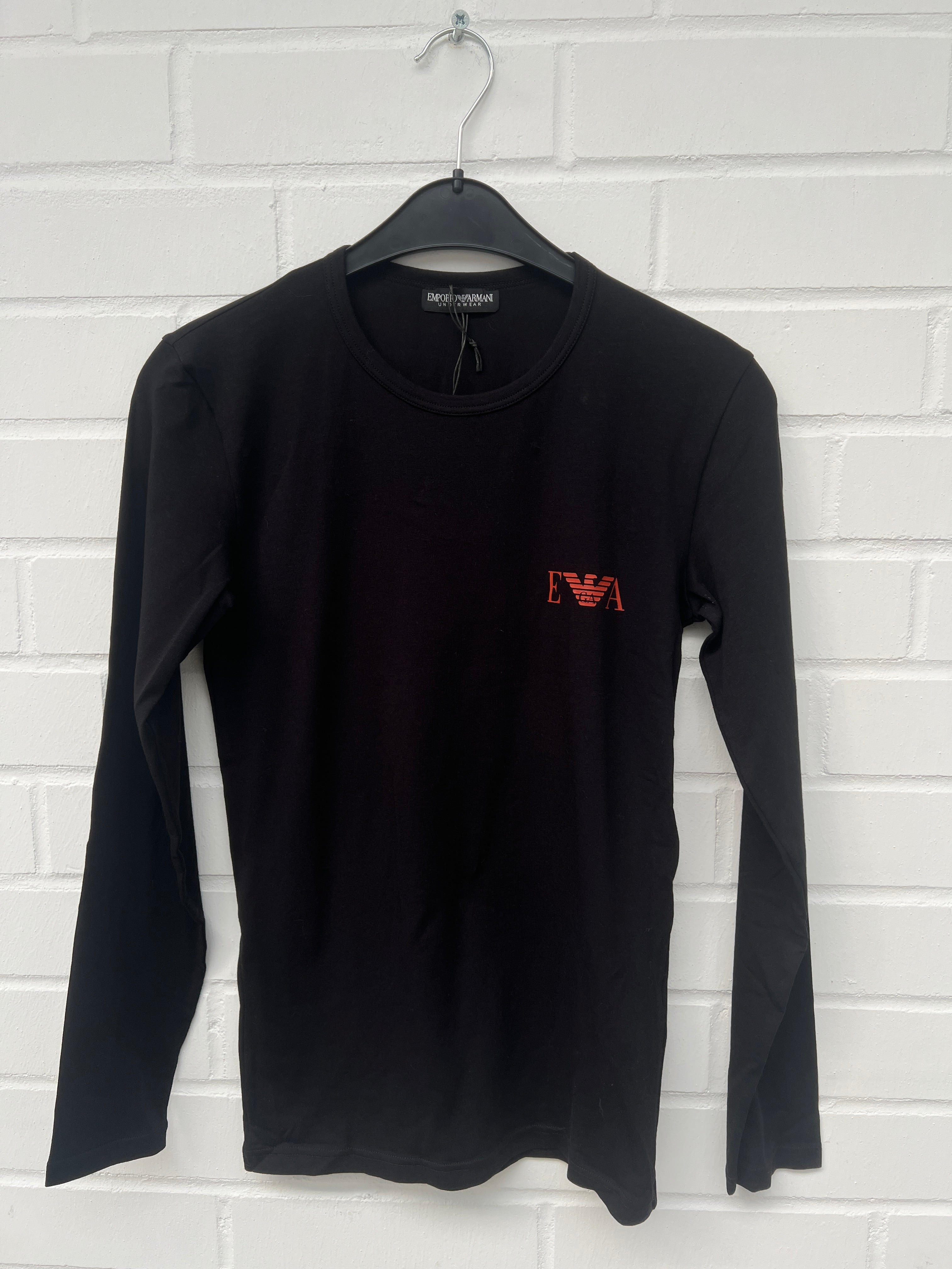 (55) EMPORIO ARMANI Langarmshirt schwarz