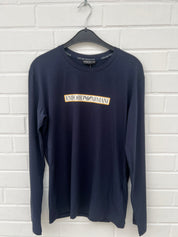 EMPORIO ARMANI Langarmshirt slim fit dunkelblau (52)