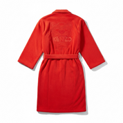 KENZO Damen Frottee Bademantel Rot