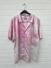 Carlo Colucci Satin Hemd rosa