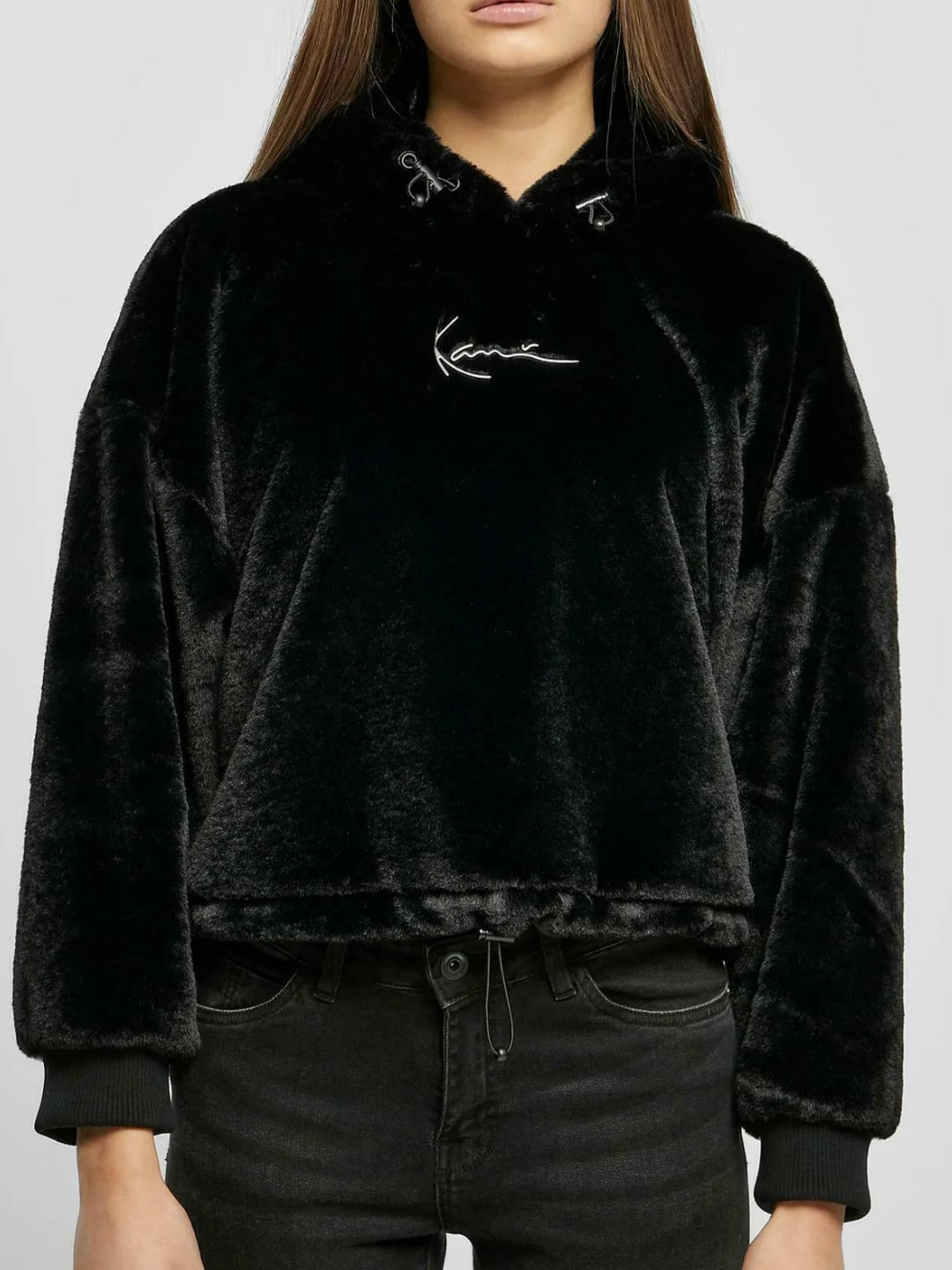 Karl Kani Fell Hoodie schwarz