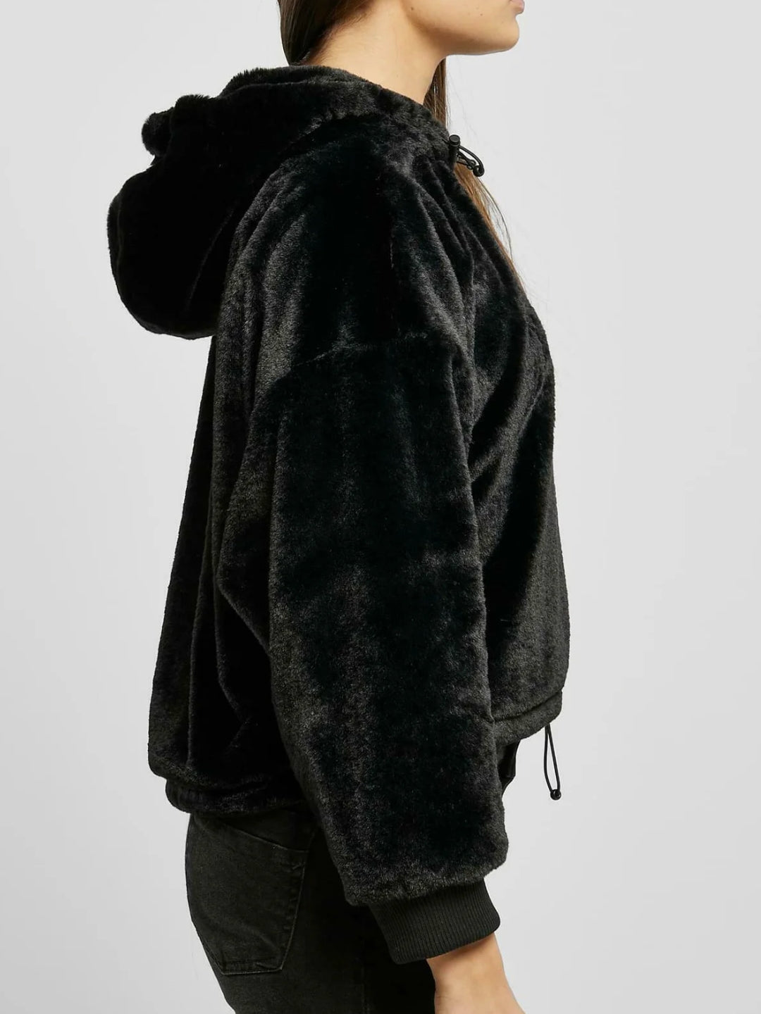 Karl Kani Fell Hoodie schwarz