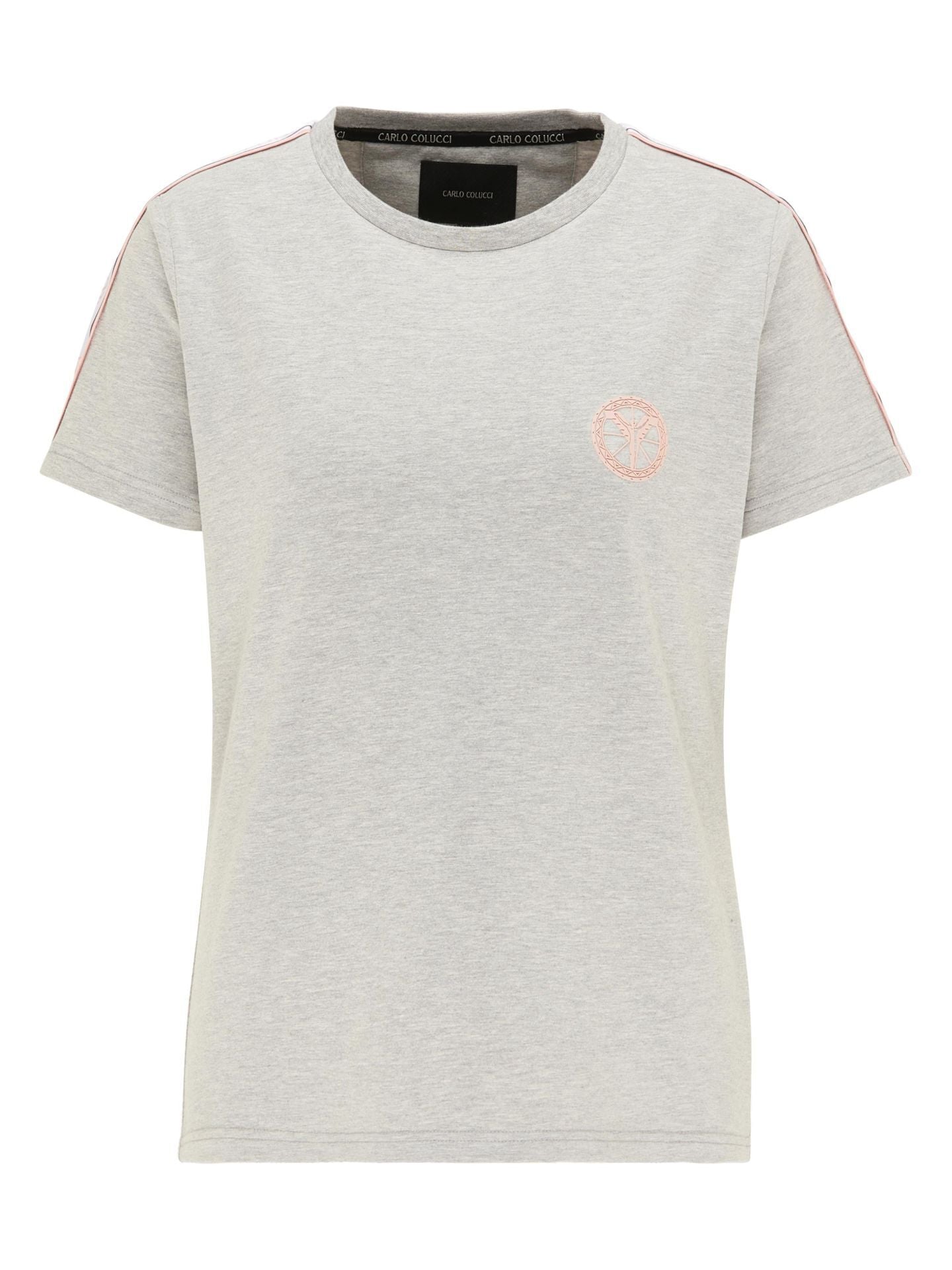 Carlo Colucci Damen Basic Tshirt Gr.L/XL