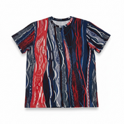 Carlo Colucci Tshirt blau bunt Gr.S