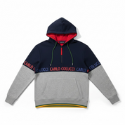 Carlo Colucci Zip Sweatshirt mit Kapuze Gr.S
