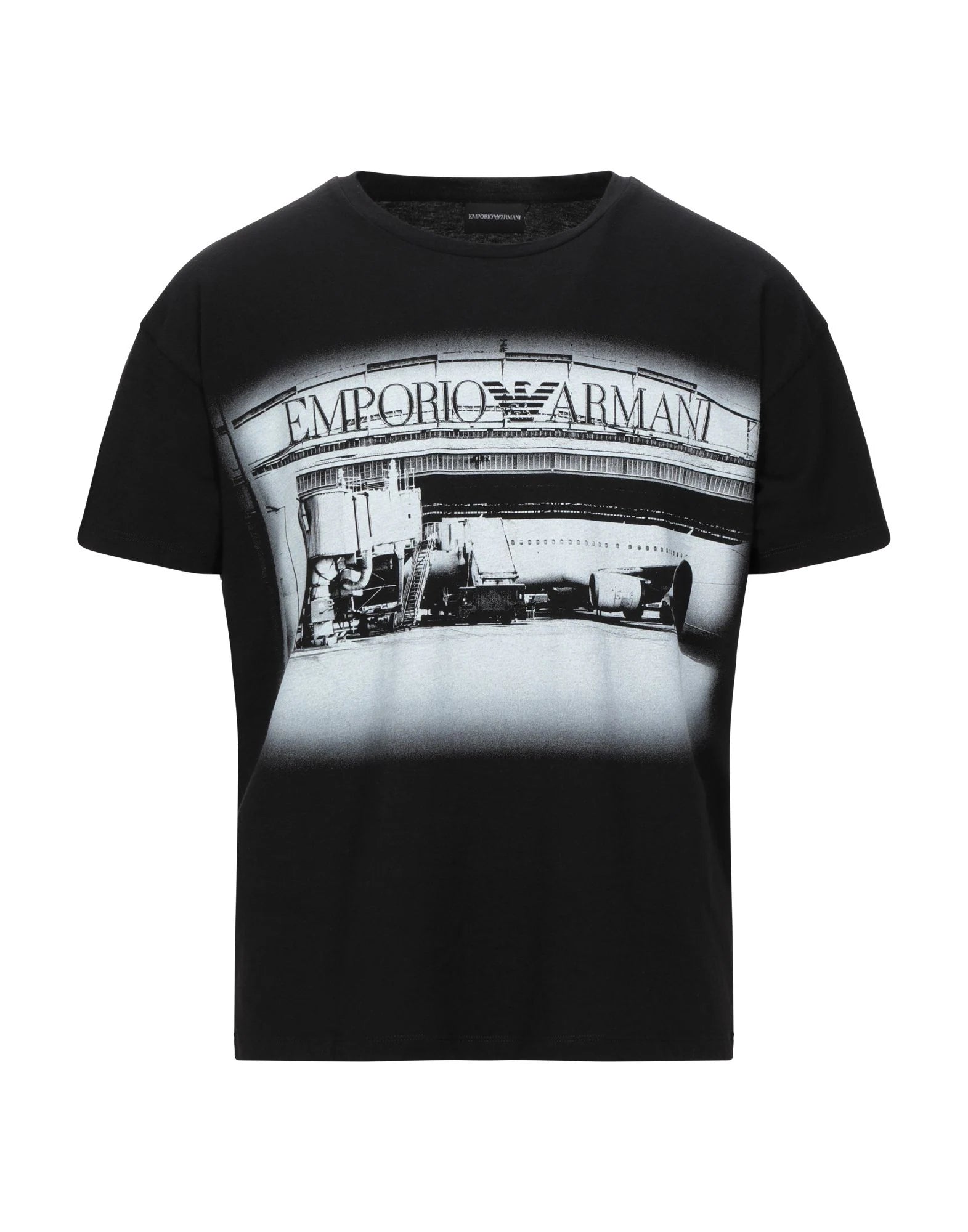 Emporio Armani Tshirt schwarz print Gr.XXS
