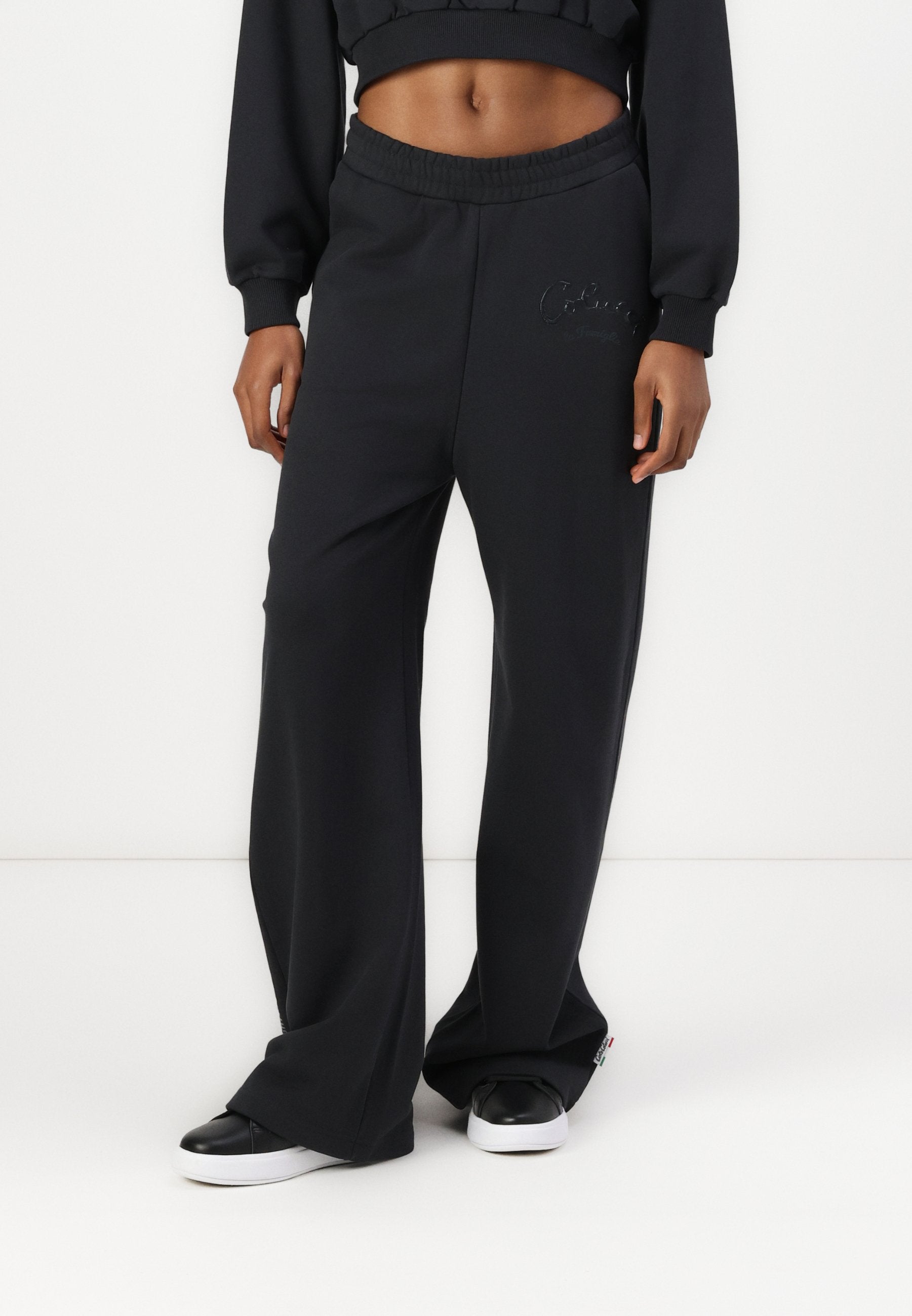 Carlo Colucci Oversize Hose Jogger schwarz Gr.M