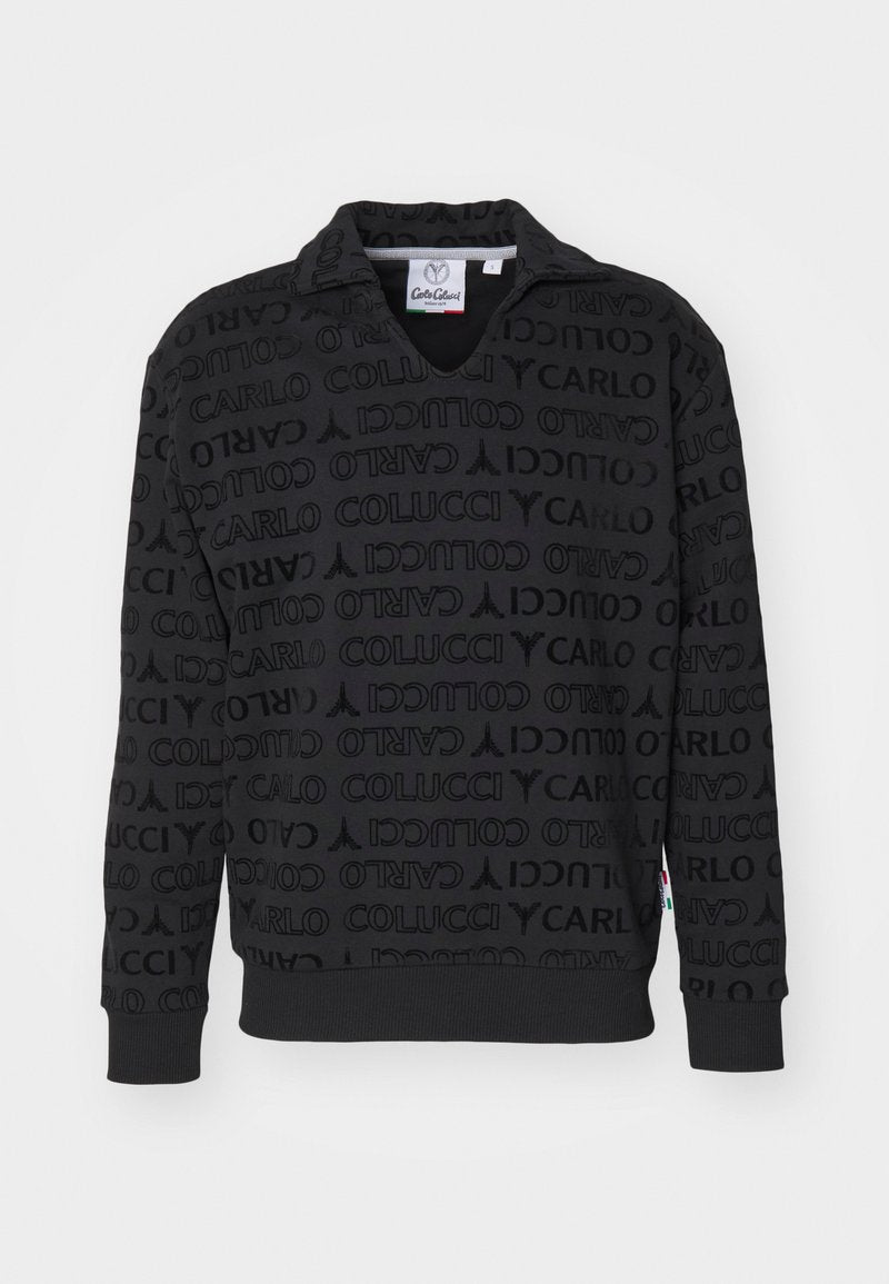 Carlo Colucci Sweatshirt print schwarz Gr.M