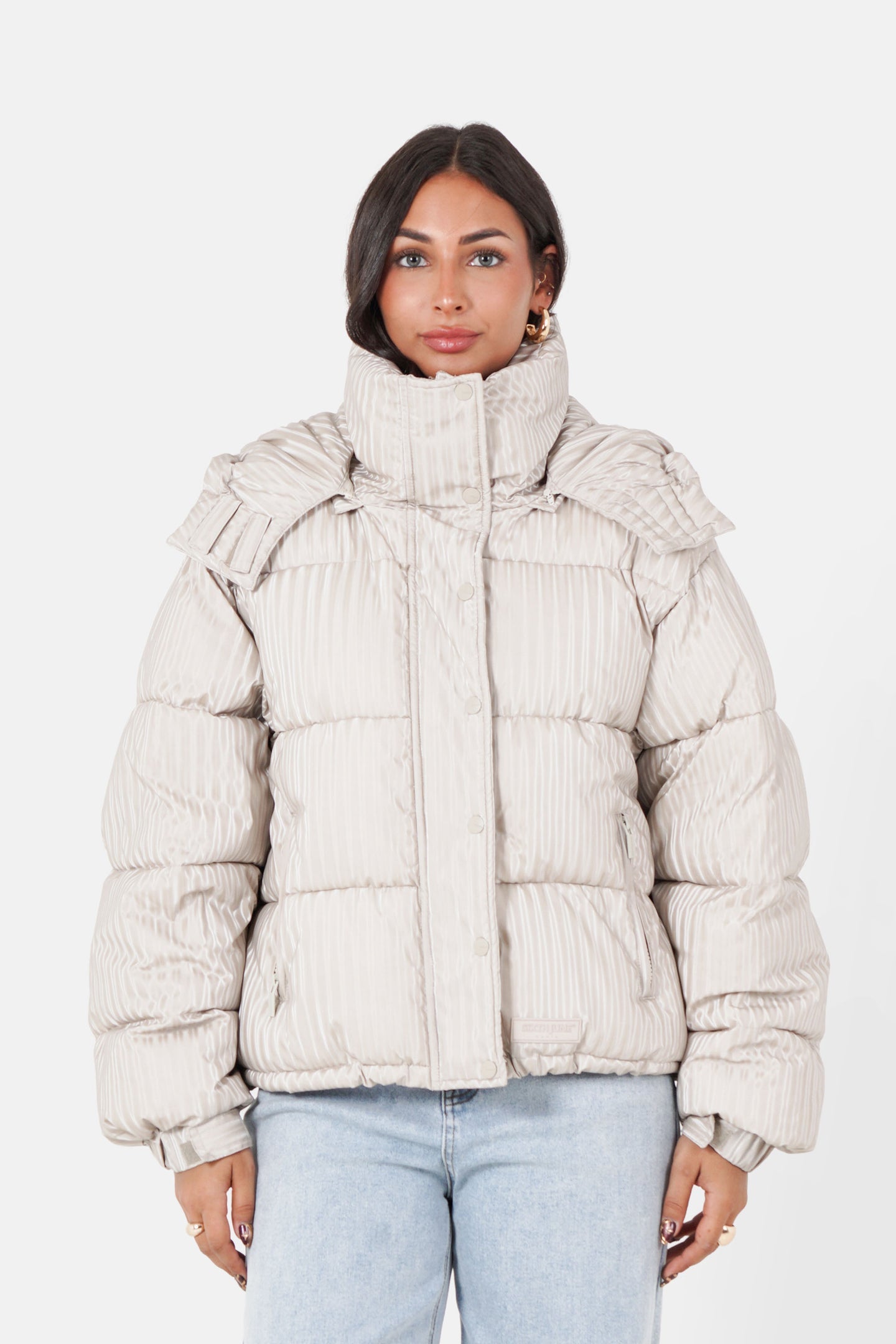 Sixty June IRIDESCENT Oversized Puffer Jacke Gr.L