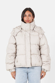 Sixty June IRIDESCENT Oversized Puffer Jacke Gr.L