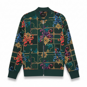 Carlo Colucci Sweatjacke Grün Bunt Gr.L