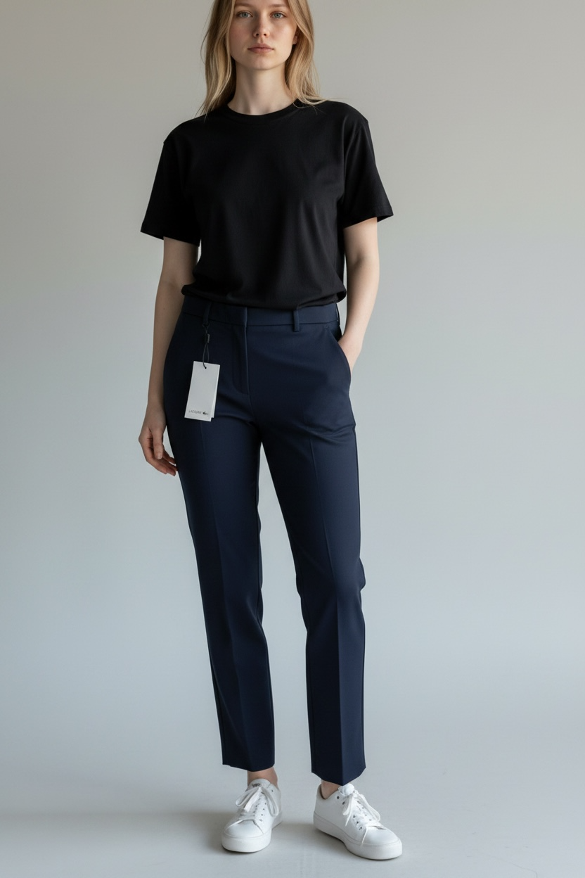 Lacoste Damen Hose Navyblau Gr.S
