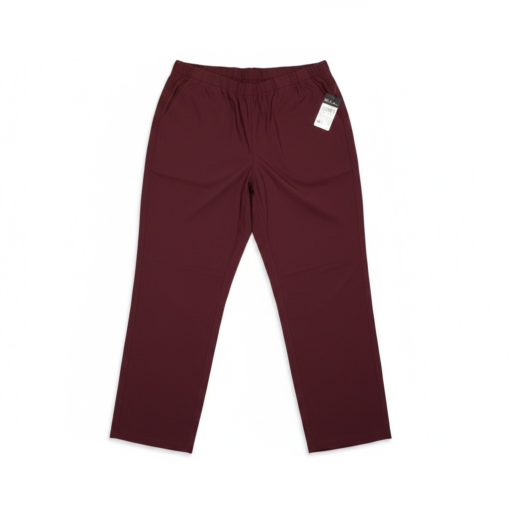(U15) Ulla Popken Hose dunkel rot 709525 65