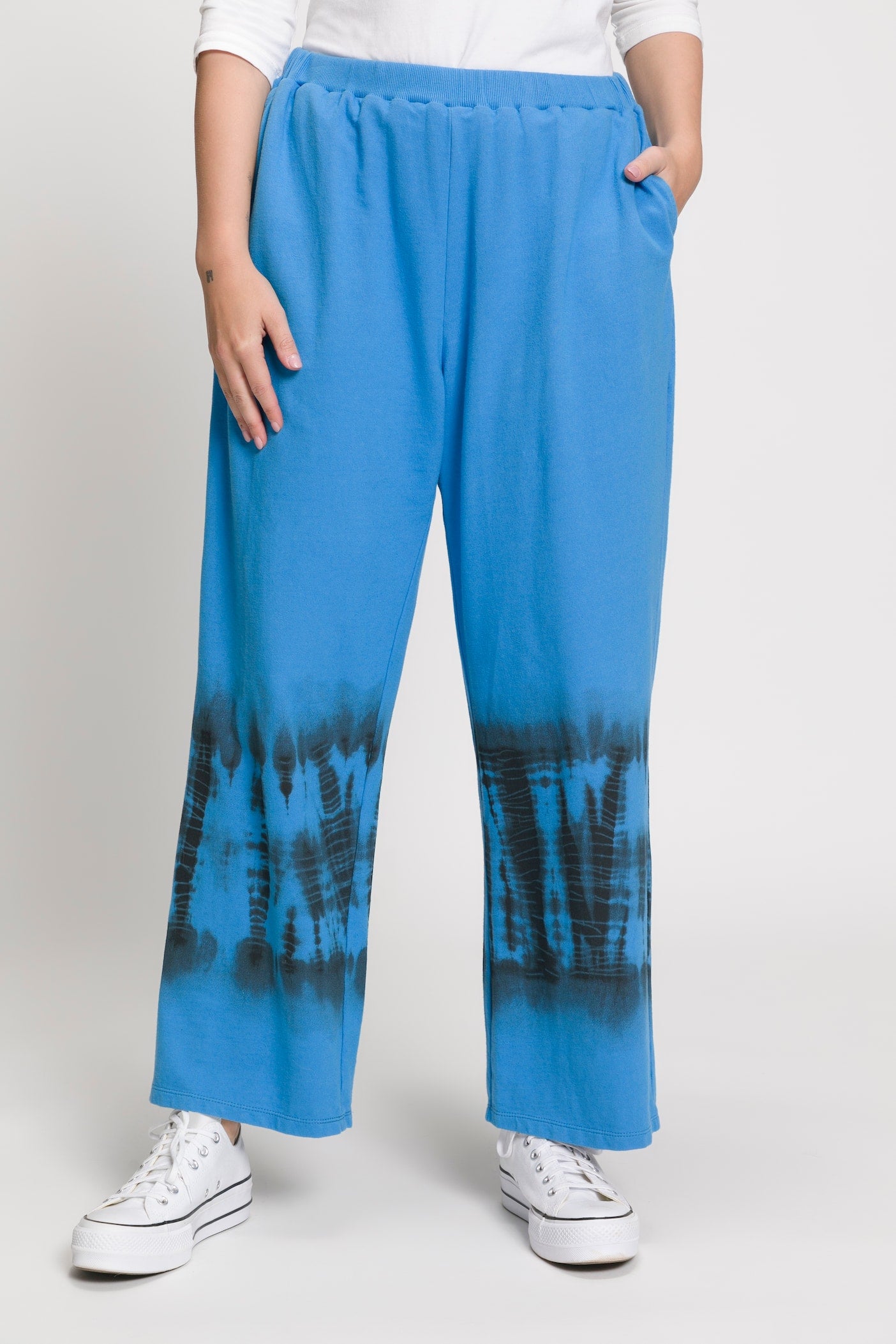 (U38) Ulla Popken Hose blau 804293 730