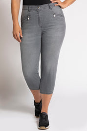 (U6) Ulla Popken Jeans grau 790810 12