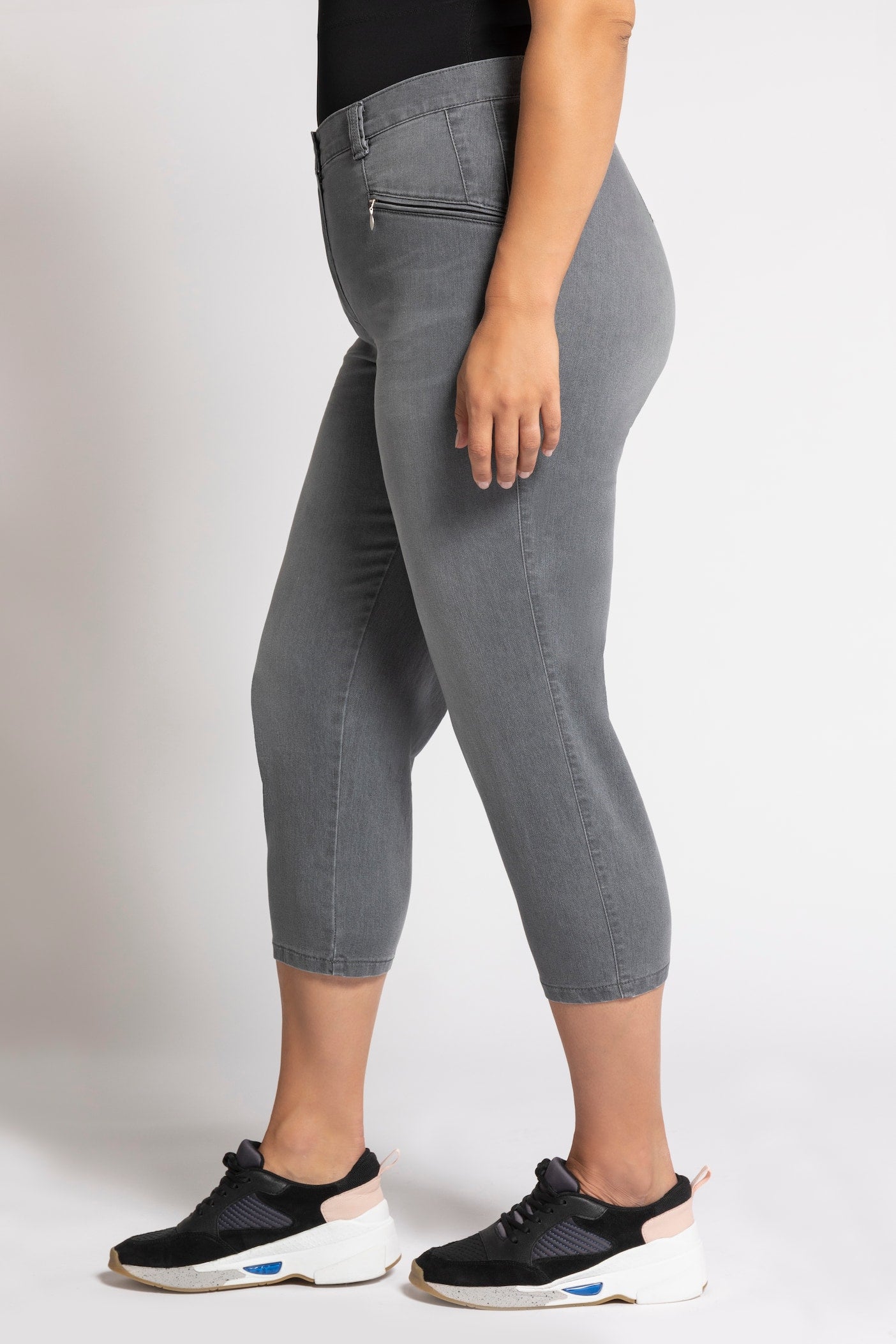 (U6) Ulla Popken Jeans grau 790810 12