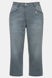 (U6) Ulla Popken Jeans grau 790810 12