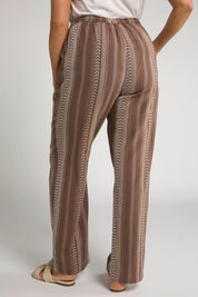 (U3) Ulla Popken Hose braun 806567 330