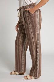 (U3) Ulla Popken Hose braun 806567 330