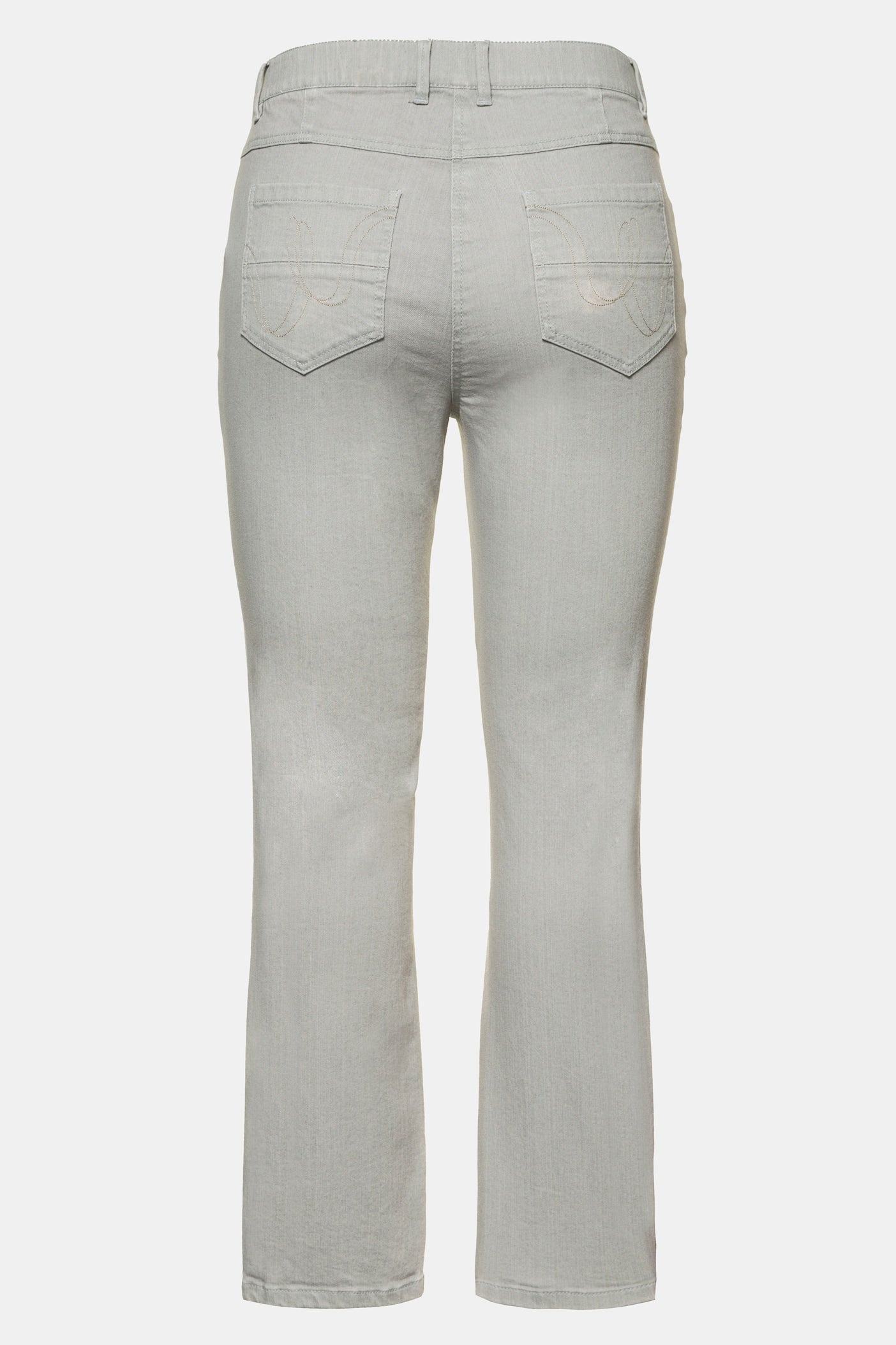 (U3) Ulla Popken Jeans hell grau schwarz 790915 93