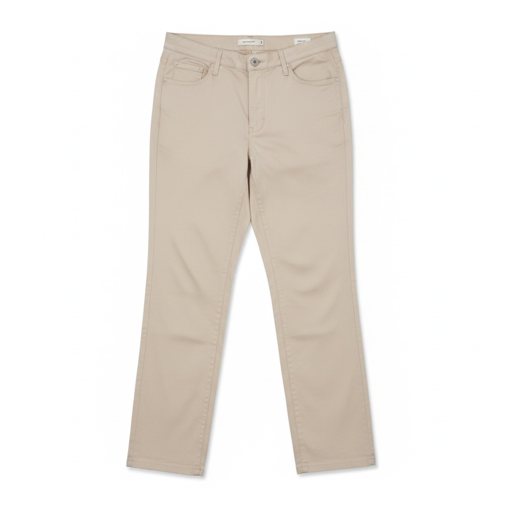 (U3) Ulla Popken Hose beige 802961 150