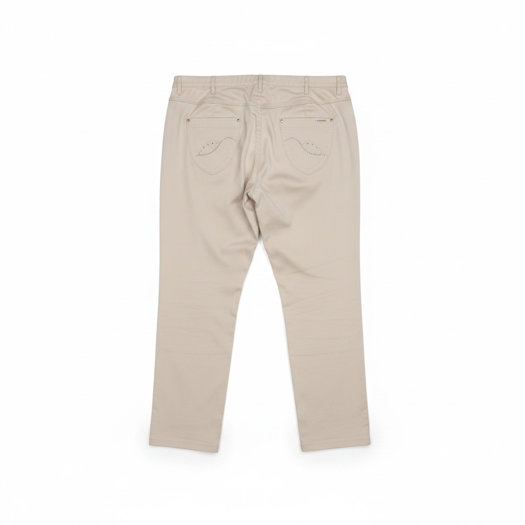 (U3) Ulla Popken Hose beige 802961 150