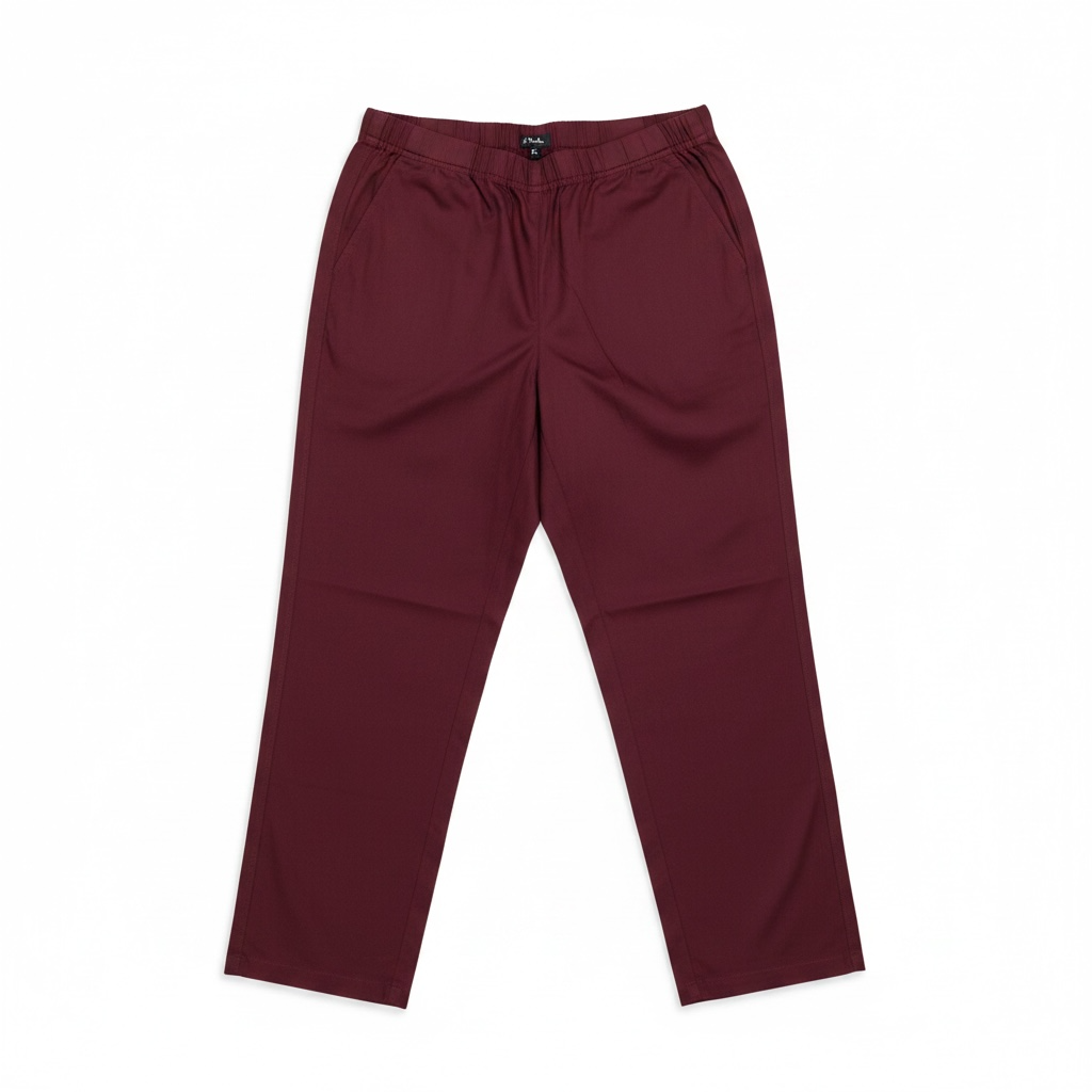 (U46) Ulla Popken Hose Bordeaux 640915 65