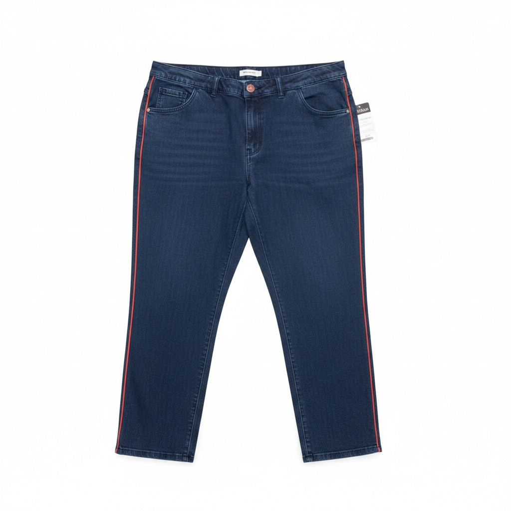 (U46) Ulla Popken Jeans Dunkel Blau 798052 105