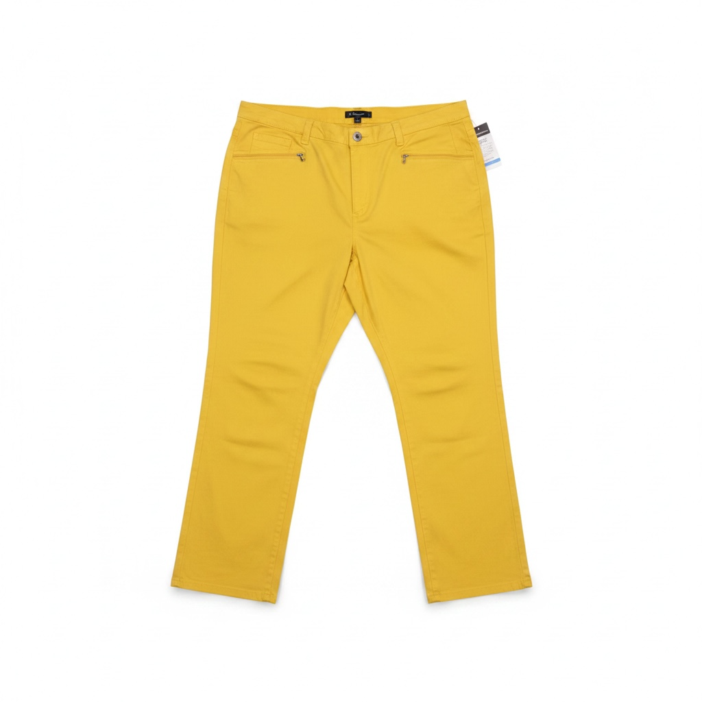 (U12) Ulla Popken jeans Gelb  712428 61