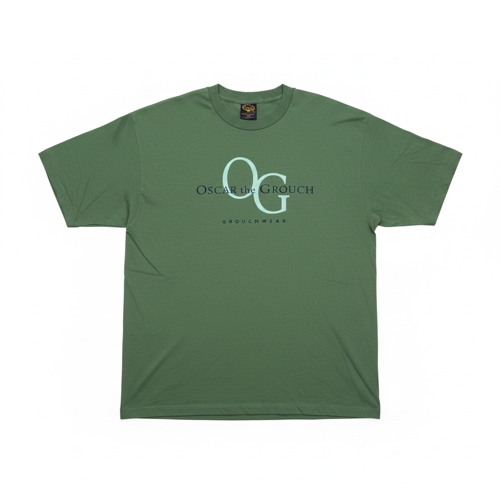 Vintage Changes Sesame Street Oscar the Grouch grün