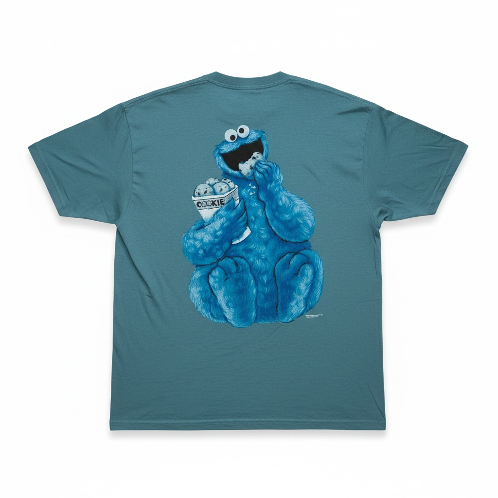 Vintage Changes Sesam Steet Cookie Monster blau