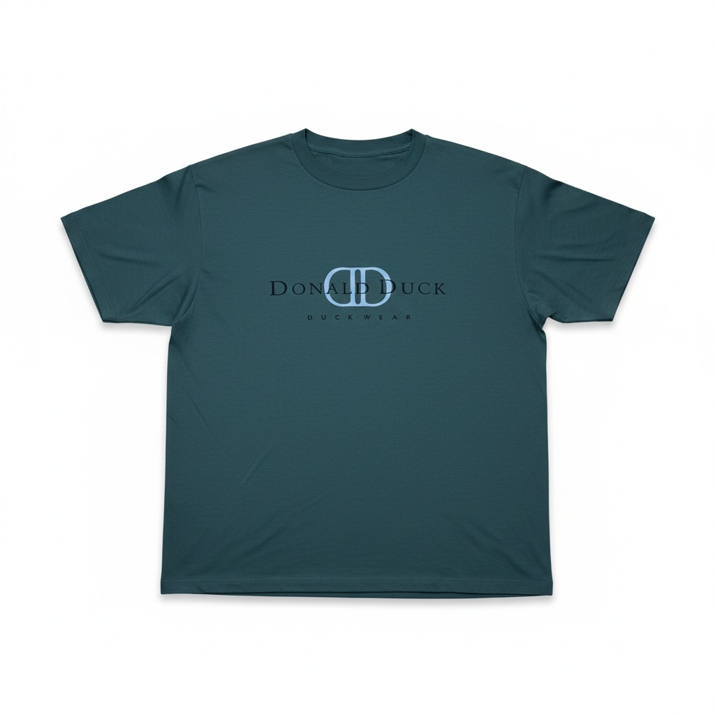 Vintage Changes Donald Duck Tshirt petrol