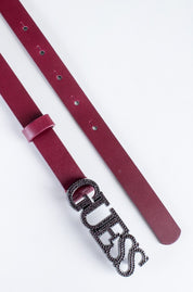 GUESS Gürtel Pink Glitzer