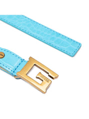 GUESS Gürtel blau gold