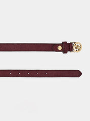 GUESS Gürtel Fellstruktur Bordeaux GrM