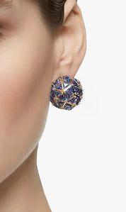 SWAROVSKI Curiosa Ohrring Blau Goldton (5606952)