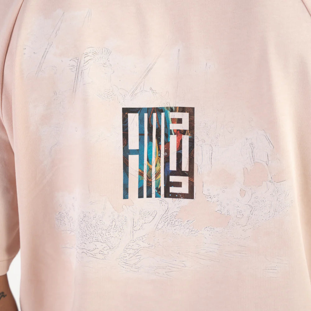 Alessandro Magno Tshirt Fäden Nude CH. 7