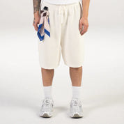 Alessandro Magno Set Anzug Sommer Knitted Polo Short  creme blau  CH. 7