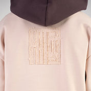 Alessandro Magno Jogger Anzug Set Hoodie+Hose  Braun Nude CH. 7