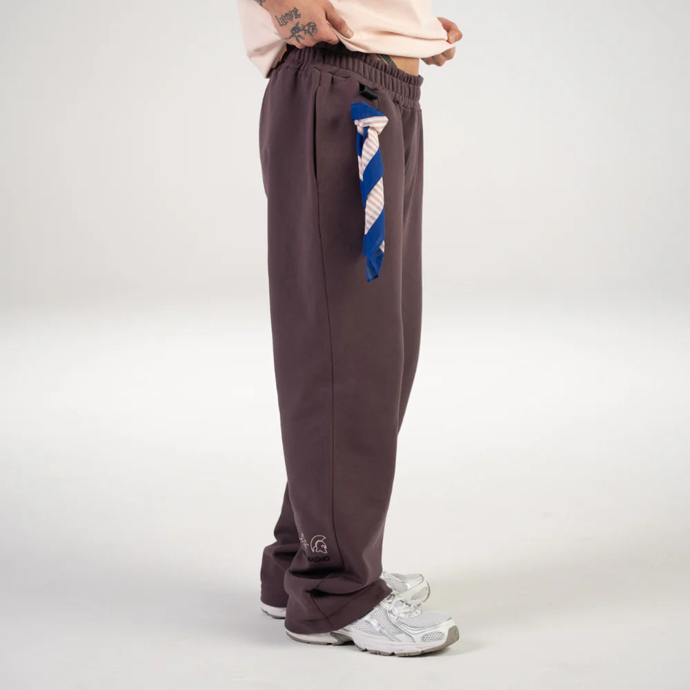 Alessandro Magno Jogger Anzug Set Hoodie+Hose  Braun Nude CH. 7
