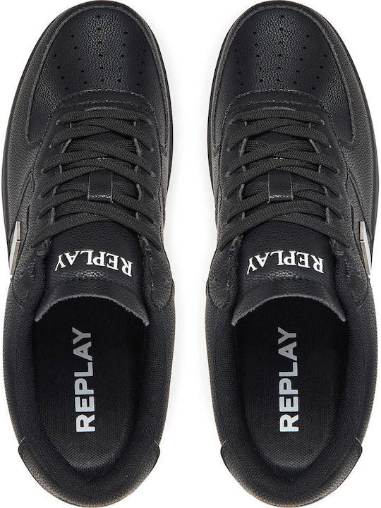 REPLAY Epic High Fur Sneaker Black