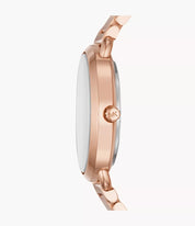 Michael Kors Armbanduhr rosègold glitzer Kreis MK3839 Nr(42)
