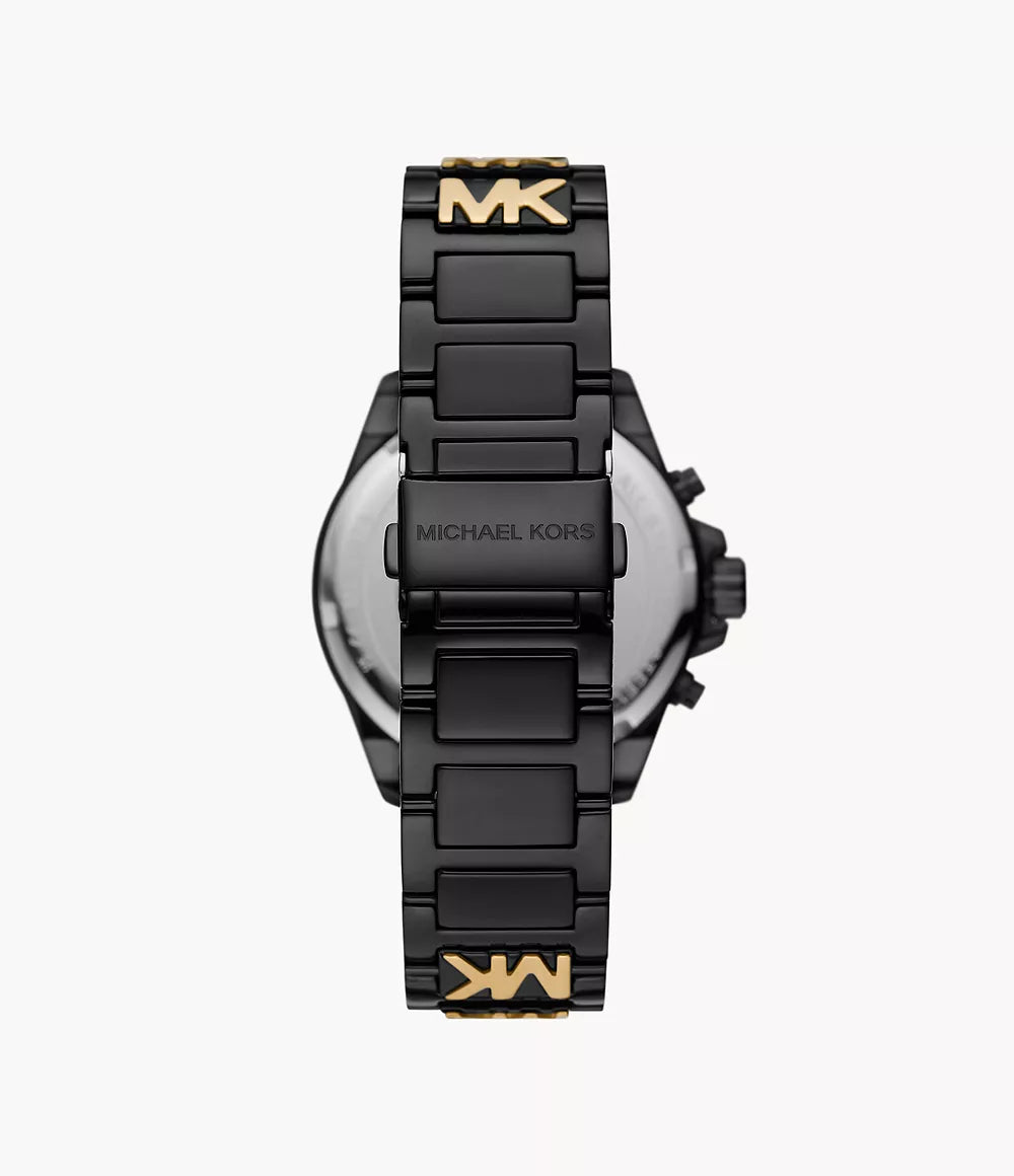 Michael Kors Armbanduhr schwarz gold MK