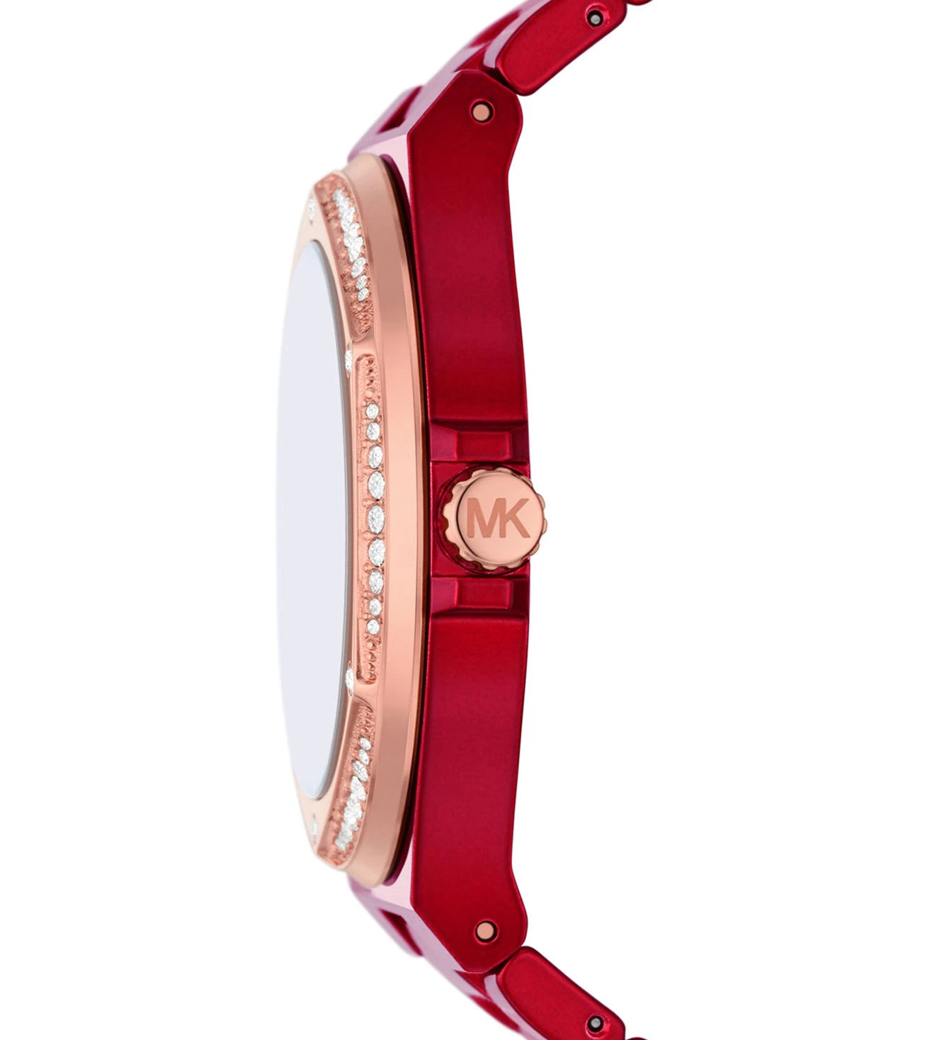 Michael Kors Armbanduhr rot glitzer MK7455 strass