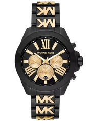 Michael Kors Armbanduhr schwarz gold MK