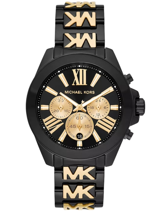 Michael Kors Armbanduhr schwarz gold MK