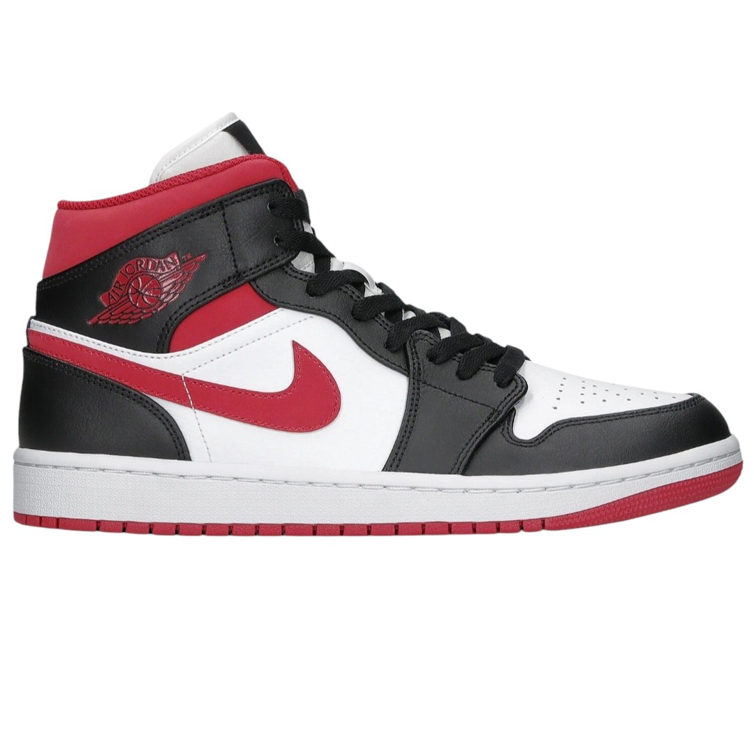 Air Jordan 1 Mid schwarz weiß rot 554724 122 (M1)