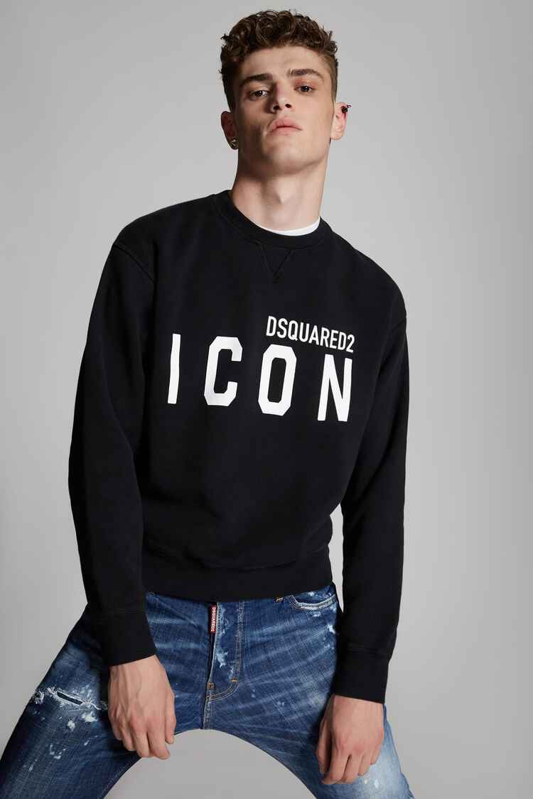 DSQUARED2 Sweatshirt schwarz ICON