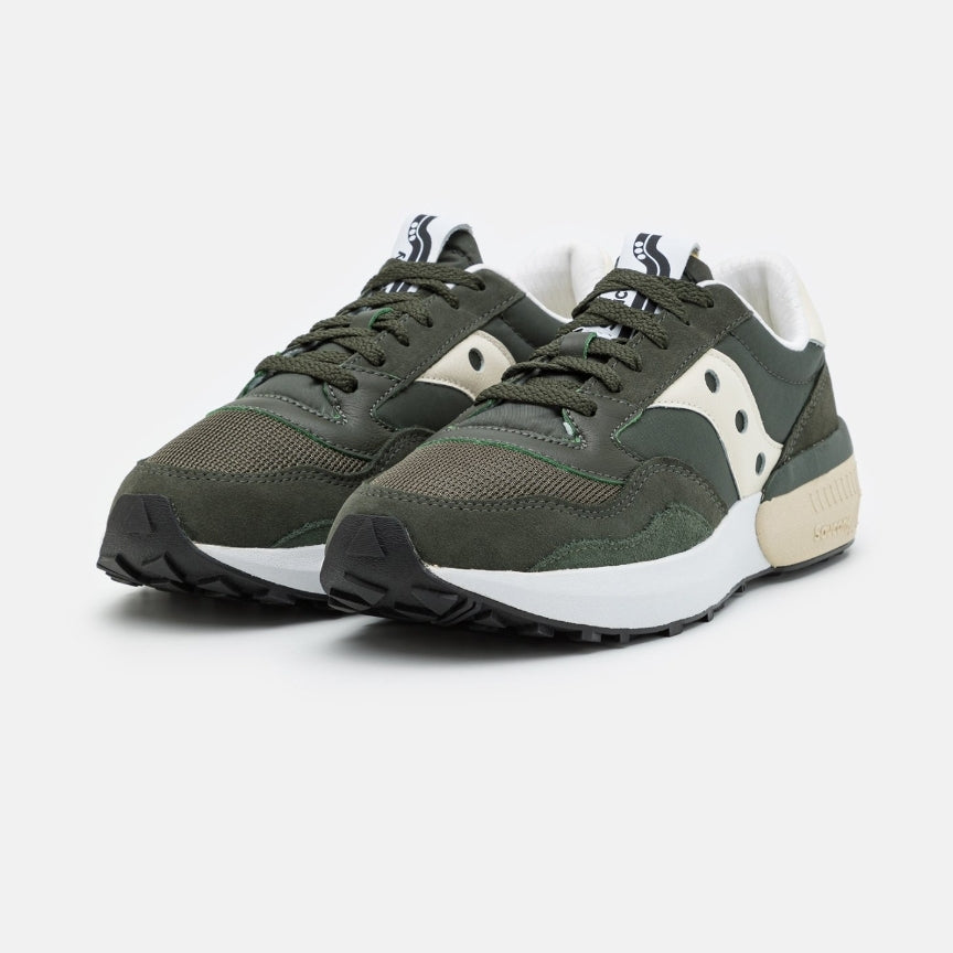 Baskets SAUCONY kaki crème taille 41,5